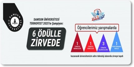 Samsun Üniversitesi Öğrencilerinden TEKNOFEST İstanbul’da Büyük Başarı